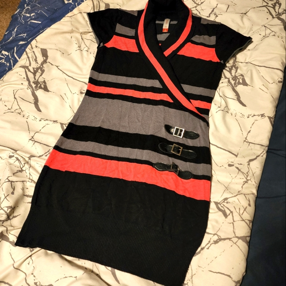 No Boundaries Knit Sweater Dress